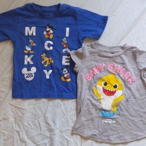 2 pack toddler shirts